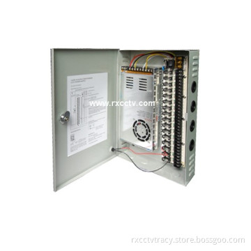 16 Channel 20A 12V DC 240W CCTV Power Supply Box (RX-PS240-16C)